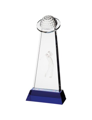 Trophée Verre Planete Golf