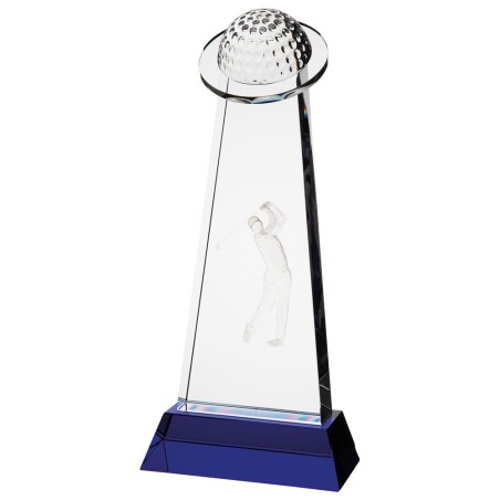 Trophée Verre Planete Golf